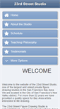 Mobile Screenshot of 23rdstreetstudio.com
